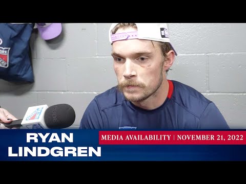New York Rangers: Ryan Lindgren Media Availability | Nov. 21, 2022