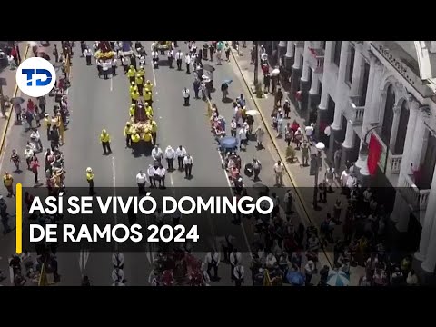 Domingo de Ramos 2024: católicos participaron de las procesiones