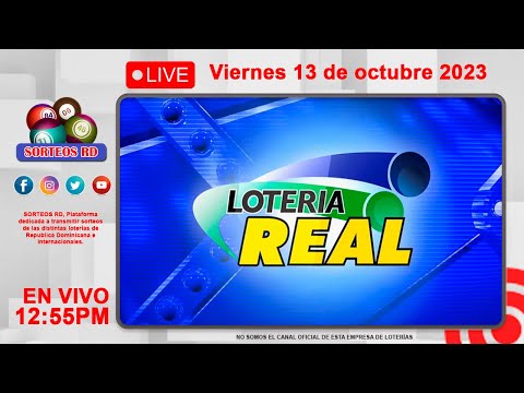 Lotería Real EN VIVO ?Viernes 13 de octubre 2023 – 12:55 PM