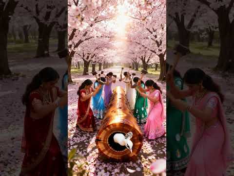 🦚 RESCUE White Peacock from Giant Log 🌳🤍😱 #wildlife #beautiful #shortsvideo