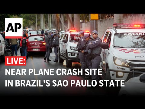 LIVE: Near plane crash site in Brazil's Sao Paulo state with 62 people aboard