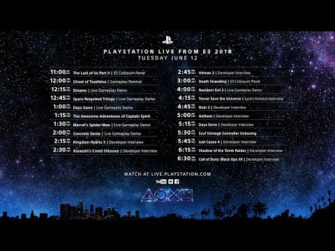 PlayStation Live From E3 Day 1