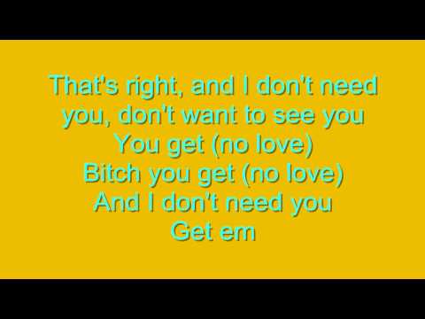 Eminem - No Love ft. Lil Wayne (lyrics on screen)