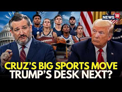 LIVE | Ted Cruz Pushes Protect College Sports Act With 30+ Athletes &amp; Coaches | Trump’s Desk | N18G
