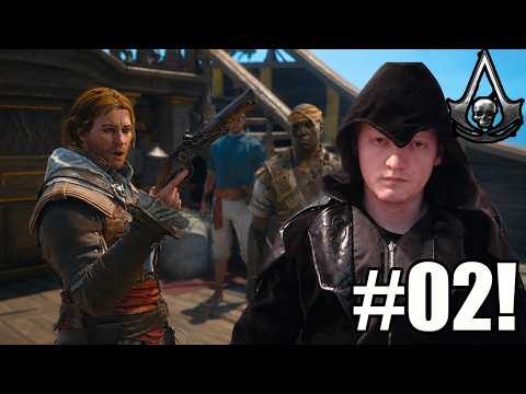 Edward Steals His First Ship-  Assasins Creed Black Flag Resynched Part 2