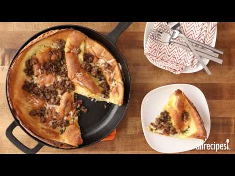 Breakfast Recipes - How to Make Herb Sausage Cheese Dutch Baby