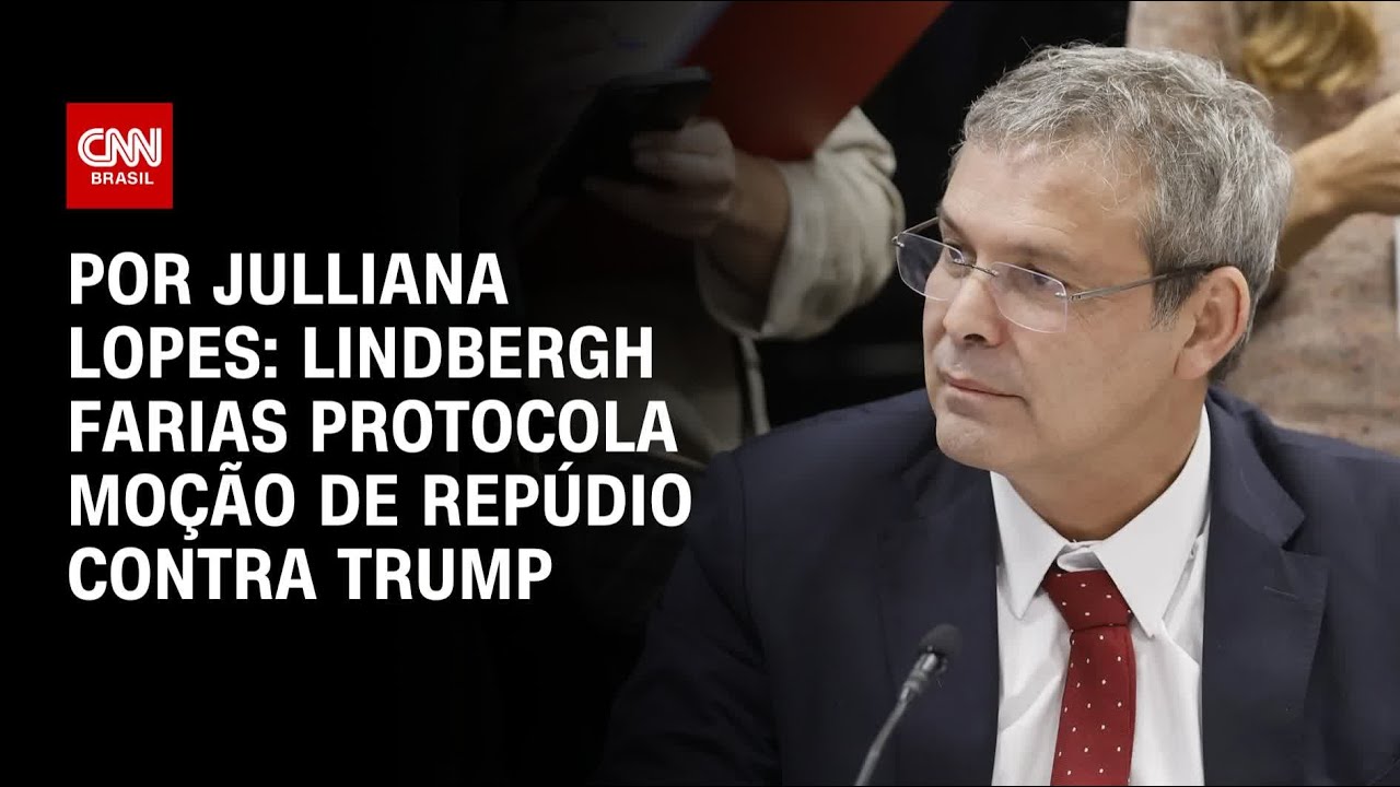 Análise Lindbergh Farias protocola moção de repúdio contra Trump | CNN ARENA