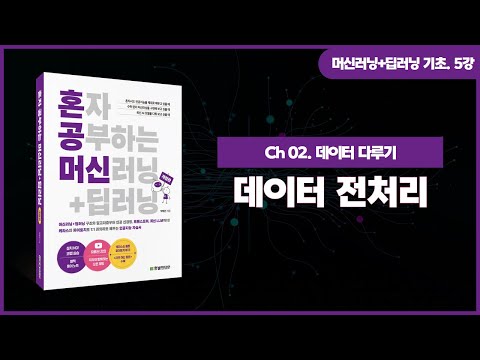 [머신러닝+딥러닝 기초 강의] 5강. 데이터 전처리