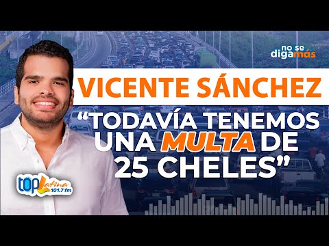 Vicente Sánchez “Necesitamos un régimen de consecuencia para el tránsito”