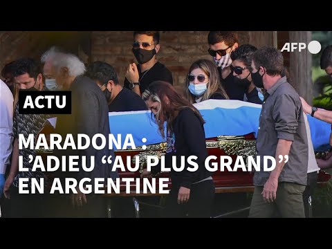 Maradona: l'adieu à la star du foot en Argentine | AFP