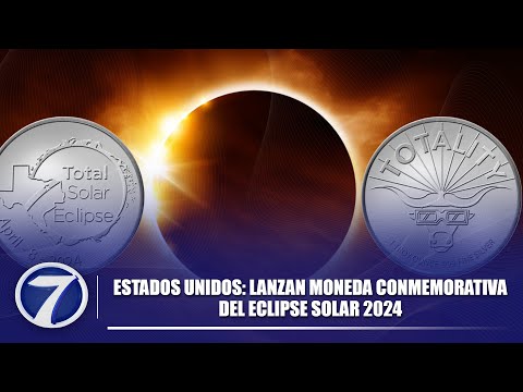 Estados Unidos: Lanzan moneda conmemorativa del eclipse solar 2024