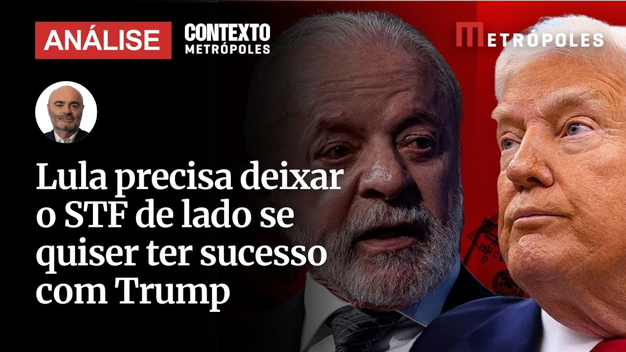 Análise de Mario Sabino Lula precisa deixar o STF de lado se quiser ter sucesso com Trump