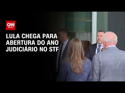 Lula chega para abertura do ano judiciário no STF | BASTIDORES CNN