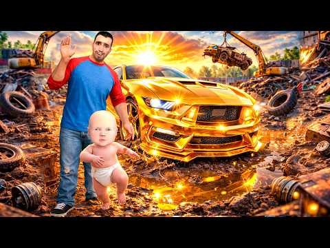 Джонни екеуміз свалкадан Алтыннан жасалған көлік тауып алдық!