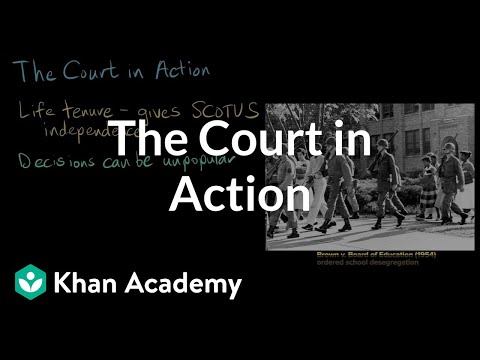 The Court in Action | AP US Government and Politics | Khan Academy