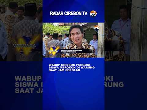 Wabup Cirebon Pergoki Siswa Merokok di Warung Saat Jam Sekolah