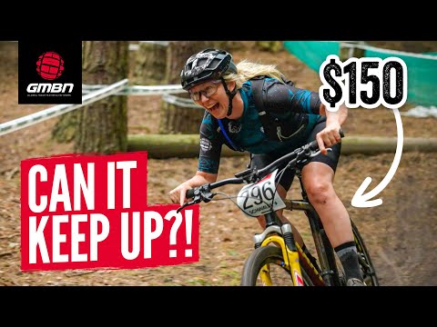 This Is Going To BREAK?! | Racing A Cheap Retro Bike At National XC Race