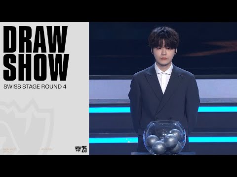 스위스 스테이지 Round4 조 추첨식 | 2025 월드 챔피언십