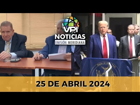 Noticias al Mediodía en Vivo  Jueves 25 de Abril de 2024 - Venezuela