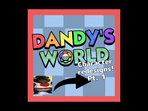 Dandys world redesigns pt 1./ #dandysworld #dandysworldroblox #art #redesign #robloxfanart #drawing