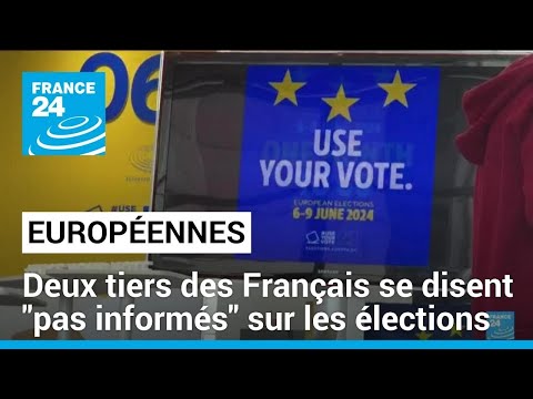 Europe : 2/3 des Français pas informés sur les élections (ViaVoice) • FRANCE 24