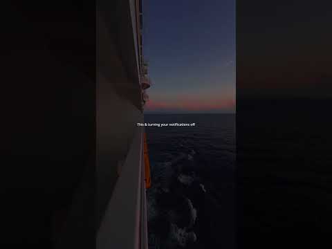 Do not text 😴 #sunset #cruise #cruiseship #vacationmode #travelgram