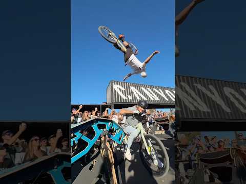 The ultimate test of trust between two mates @sampilgrim @wibmergabriel #MyCanyon #CLLCTV #Rocdazur