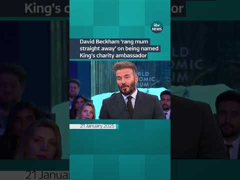 David Beckham talks about royals, his family and his infamous Netflix documentary #itvnews