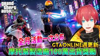 又有100萬出貨獎勵！九月活動全公開！GTA Online Weekly Update