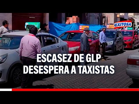 Arequipa: Taxistas desesperados por escasez de GLP