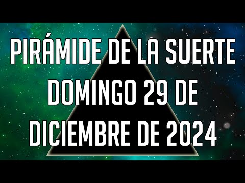 Pirámide de la Suerte para el Domingo 29 de Diciembre de 2024 - Lotería de Panamá