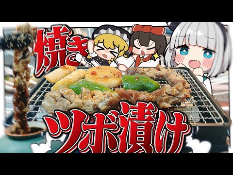 【料理】妖夢はツボ漬けカルビを網で焼きたいみょん！！【ゆっくり実況】