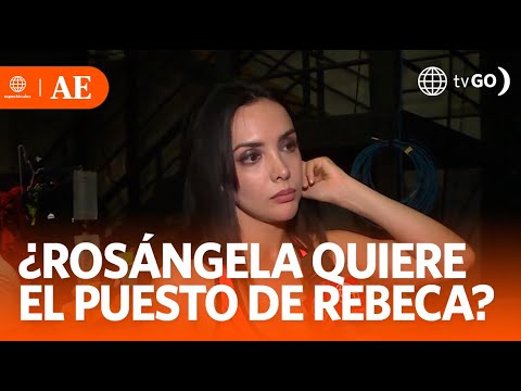 ¿Rosángela Espinoza quiere serruchar a Rebeca Escribens? | América Espectáculos (HOY)