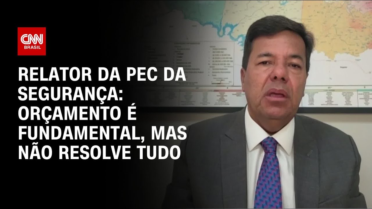 Orçamento é fundamental mas não resolve tudo diz relator da PEC da Segurança | LIVE CNN