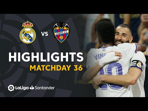 Resumen de Real Madrid vs Levante UD (6-0)
