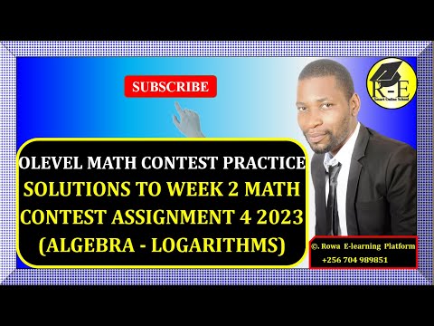 025 – OLEVEL MATH CONTEST PRACTICE – SOLUTIONS TO WEEK 2 MATH CONTEST ASSIGNMENT 4 | FOR SENIOR 1 –4