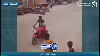 كاميرا مراقبة توثق حادث عجيب