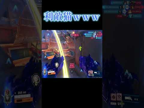 利敵猫と愛の告白する味方ｗｗｗ【オーバーウォッチ2】#Shorts #ソニック10