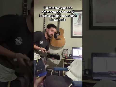 É zoeira ou será que não 🙂‍↔️ #music #rock #guitarra #guitarrista #guitarmeme #humorbr #guitar