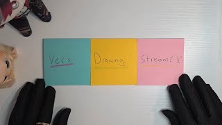 Kaichou is drawing art commissions (handcam)