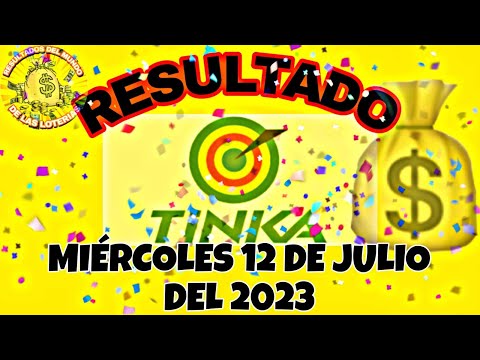RESULTADO SORTEO TINKA DEL MIÉRCOLES 12 DE JULIO DEL 2023 /LOTERÍA DE PERÚ/