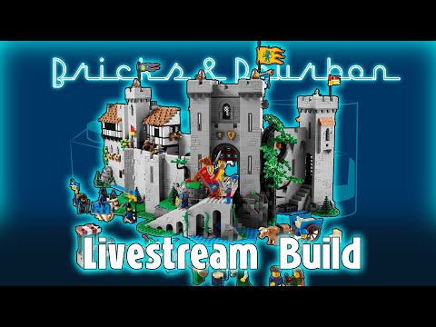 Bricks & Bourbon LEGO LION KNIGHTS CASTLE 10305 Building LIVE