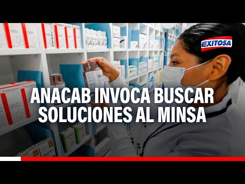 Anacab invoca buscar soluciones al Minsa por el tema de listado de medicamentos genéricos
