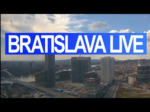 [ARCHIVE] LIVE daily camera Bratislava, Slovakia | new downtown | nové centrum | relaxing music