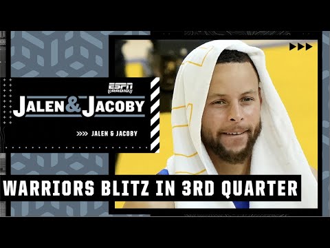 The Warriors BLITZ teams in the 3rd quarter! - Jalen Rose | Jalen & Jacoby video clip