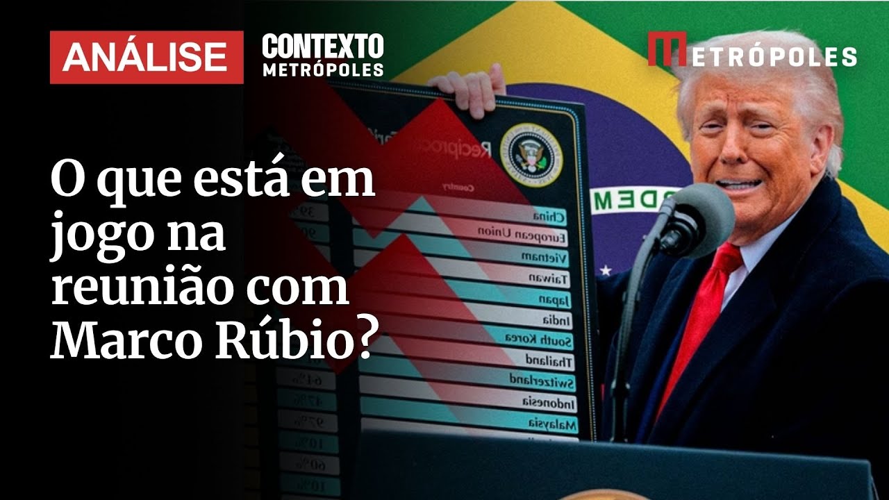 Fim do tarifaço Entenda o que está em jogo na reunião com Marco Rubio