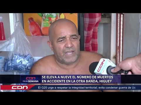 Se eleva a nueve el número de muertos en accidente en La Otra Banda, Higüey
