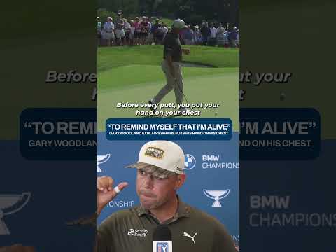 How Gary Woodland grounds himself during tough moments ❤️