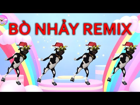 nhạc thiếu nhi con bò remix - Con bò nhảy - Động vật nhảy vui nhộn