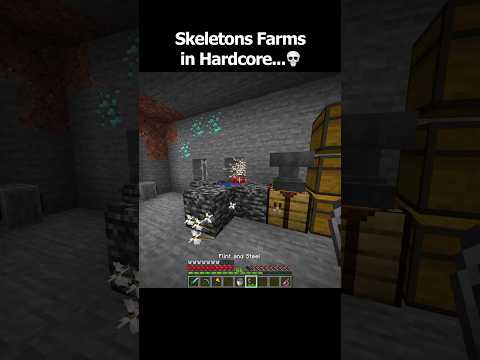 Minecraft Insane Skeleton Farm...💀